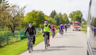 Pogodny rajd rowerowy. Łęczyńskie święto rowerów po raz XII - kliknij, aby przejść do galerii