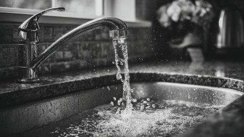 Prace na sieci wodociągowej w m. Łęczna, ul. Staszica 