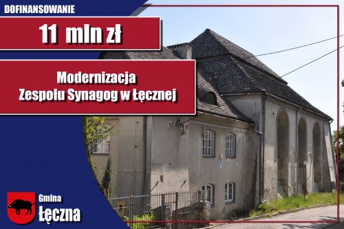 Obiekty Małej i Dużej Synagogi zostaną gruntownie zmodernizowane