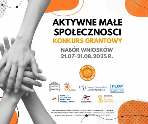 Konkurs Aktywne Małe Społeczności dla małych i średnich lokalnych organizacji pozarządowych