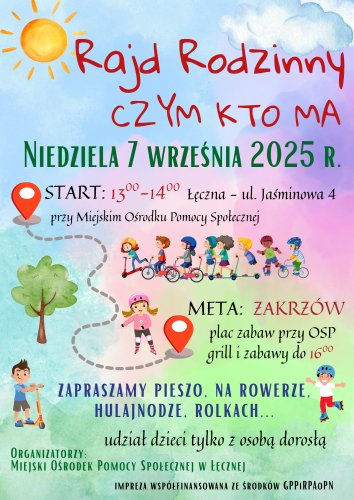 Rajd Rodzinny - Czym kto ma' 7 września 2025