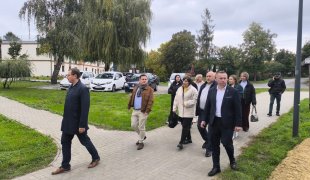 Wizyta gości z Kowla na placu budowy - kliknij, aby przejść do galerii