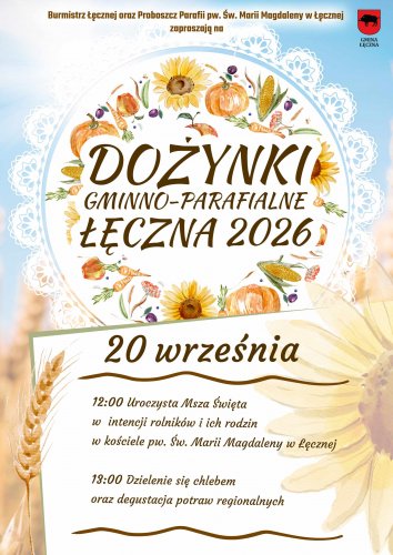 Zaproszenie na uroczystości dziękczynne